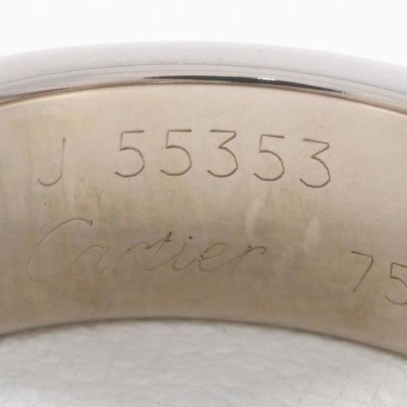 CARTIER Love K18WG Ring Size 9.5 Total Weight Approx. 6.3g Jewelry Wrapping - Picture 6 of 7